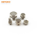 Sintered 316 Stainless Steel Brass Silencing Pneumatic Air Exhaust Muffler Filter Valve